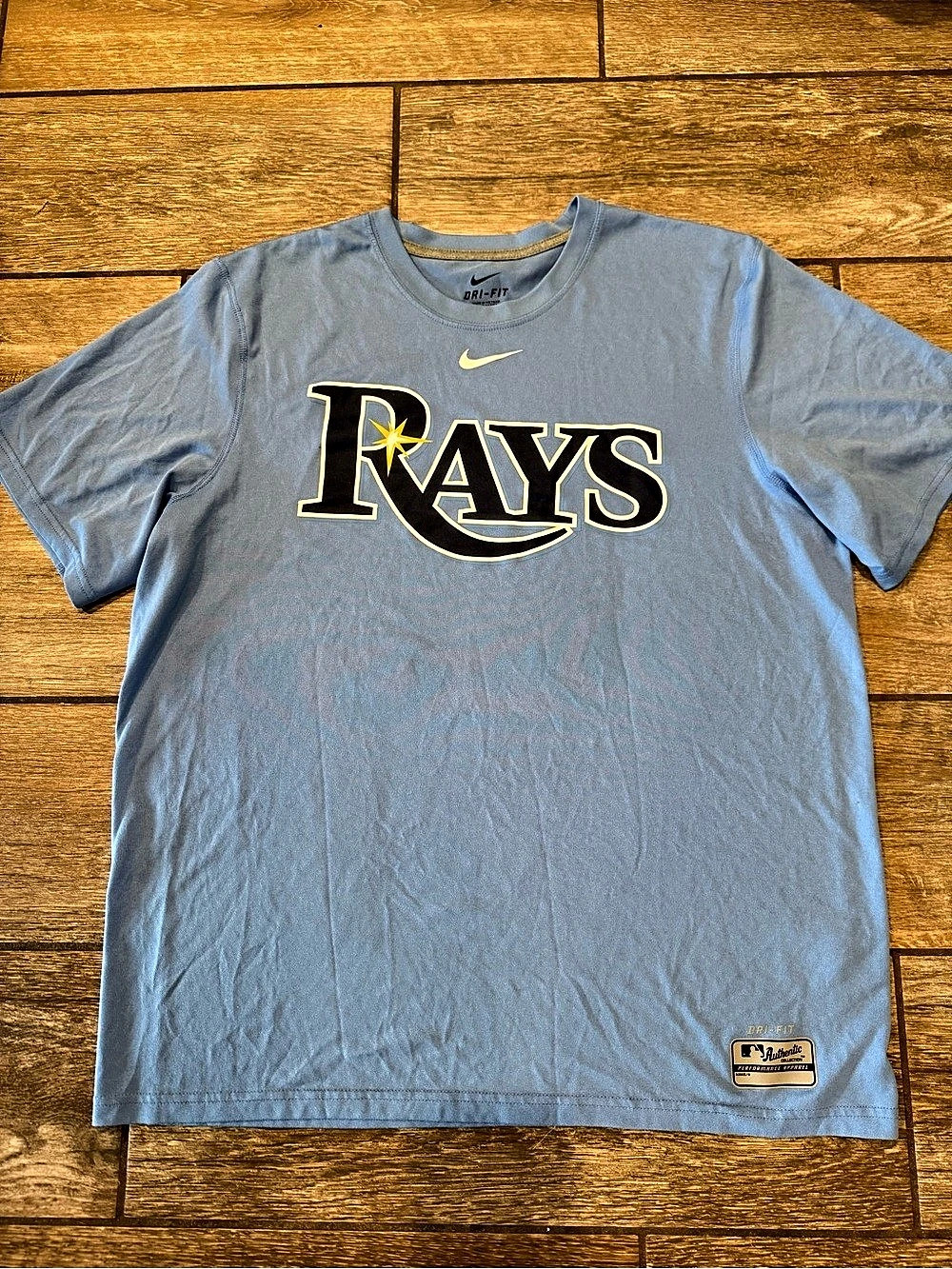 Nike Tampa Bay Rays Authentic Collection jersey Men's Blue Large